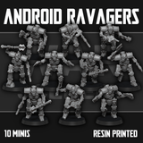 Tabletop Terrain Miniature Chaos Android Ravagers