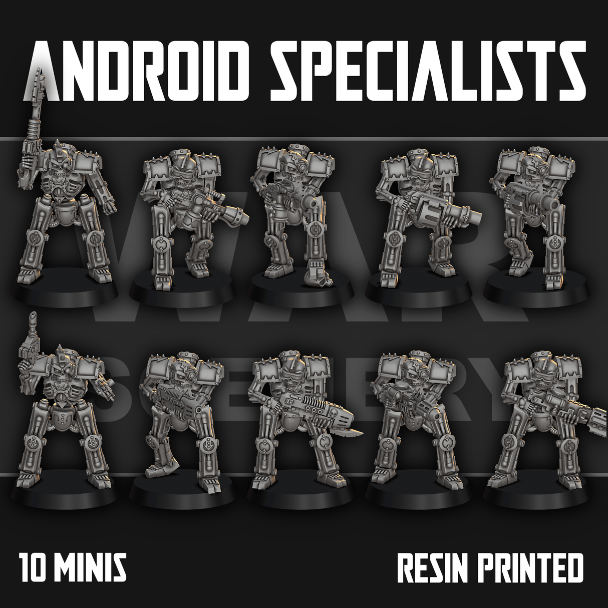 Tabletop Terrain Miniature Chaos Android Specialists