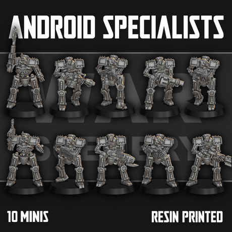 Tabletop Terrain Miniature Chaos Android Specialists