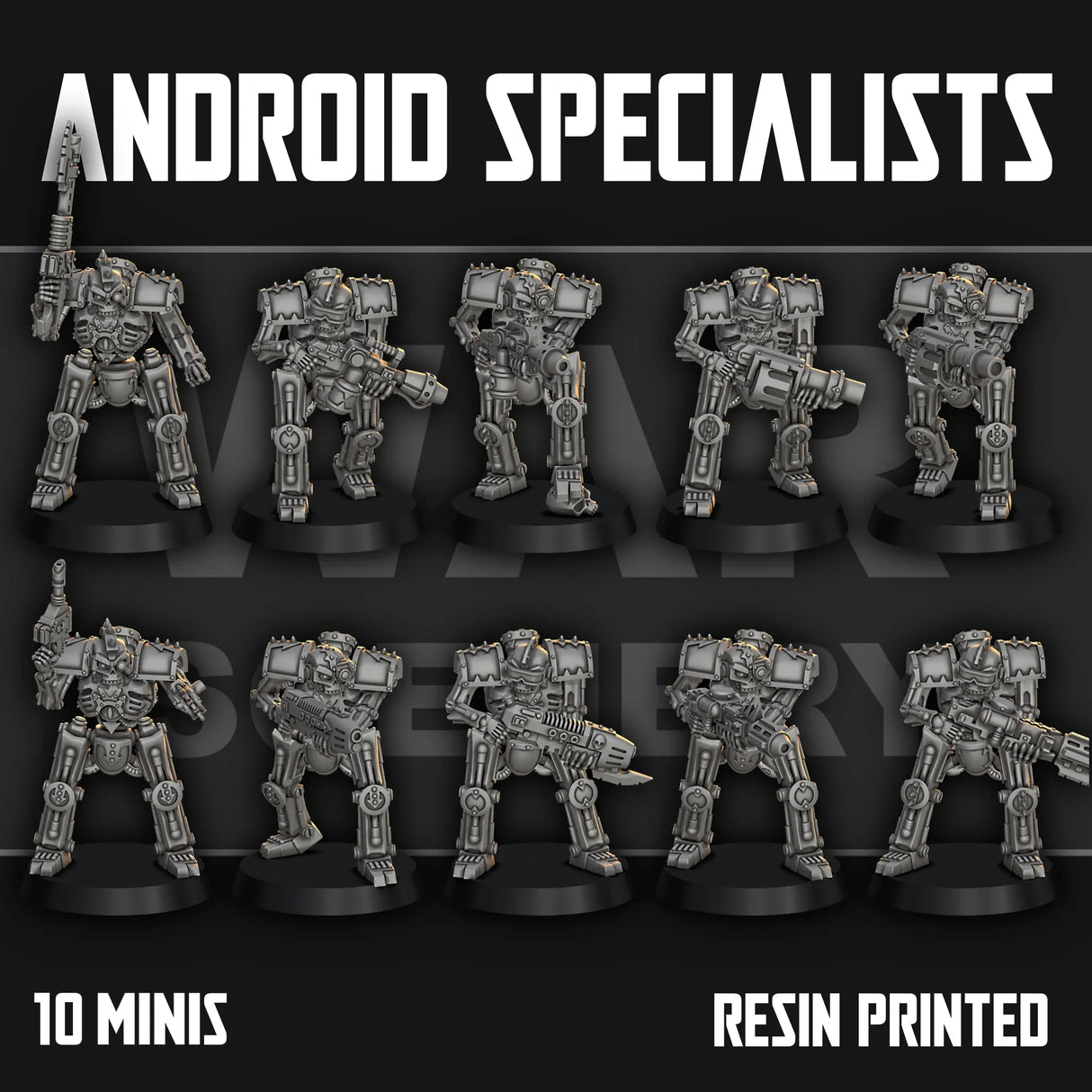Tabletop Terrain Miniature Chaos Android Specialists