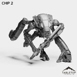 Tabletop Terrain Miniature Chip 2 Chips - Human Hybrids