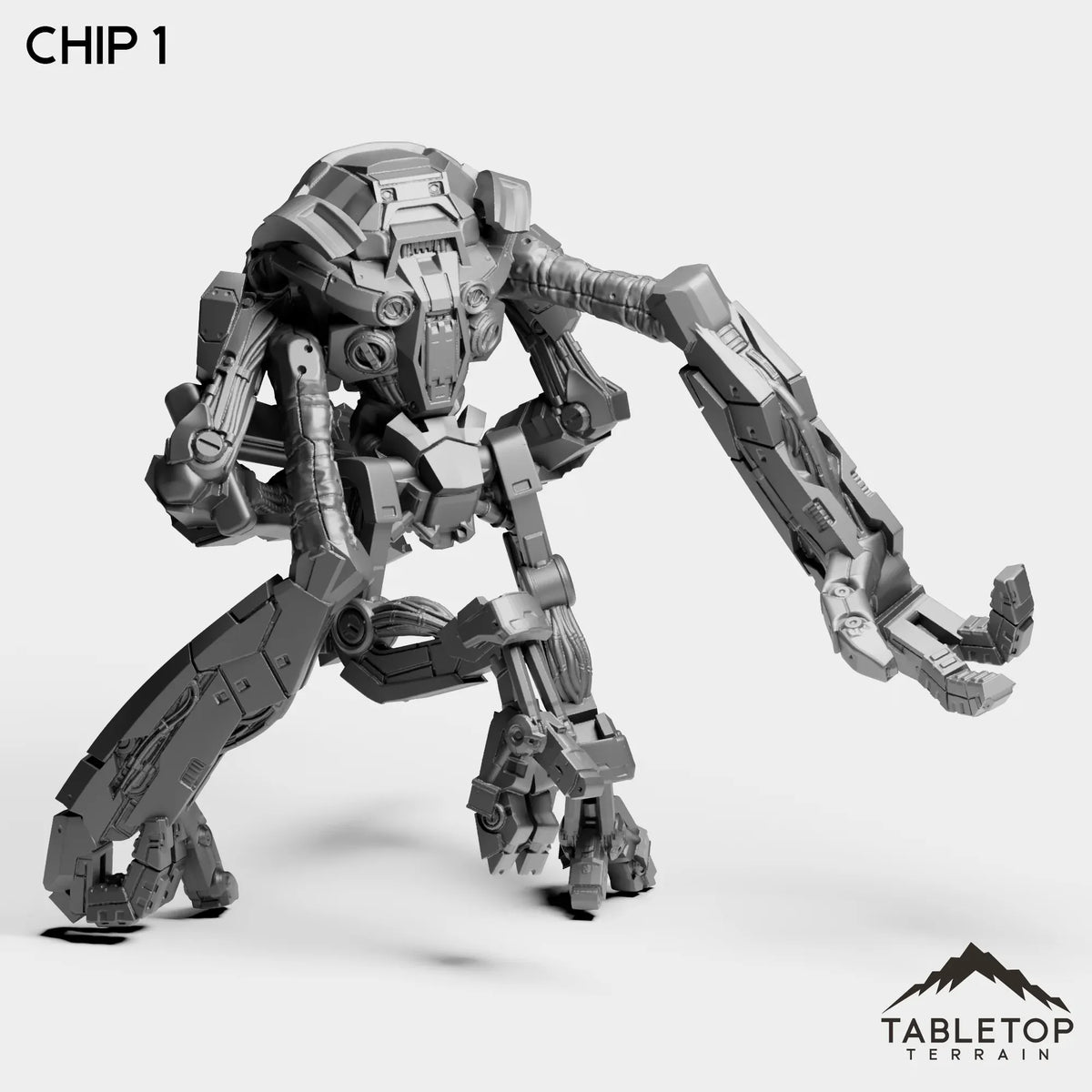 Tabletop Terrain Miniature Chips - Human Hybrids