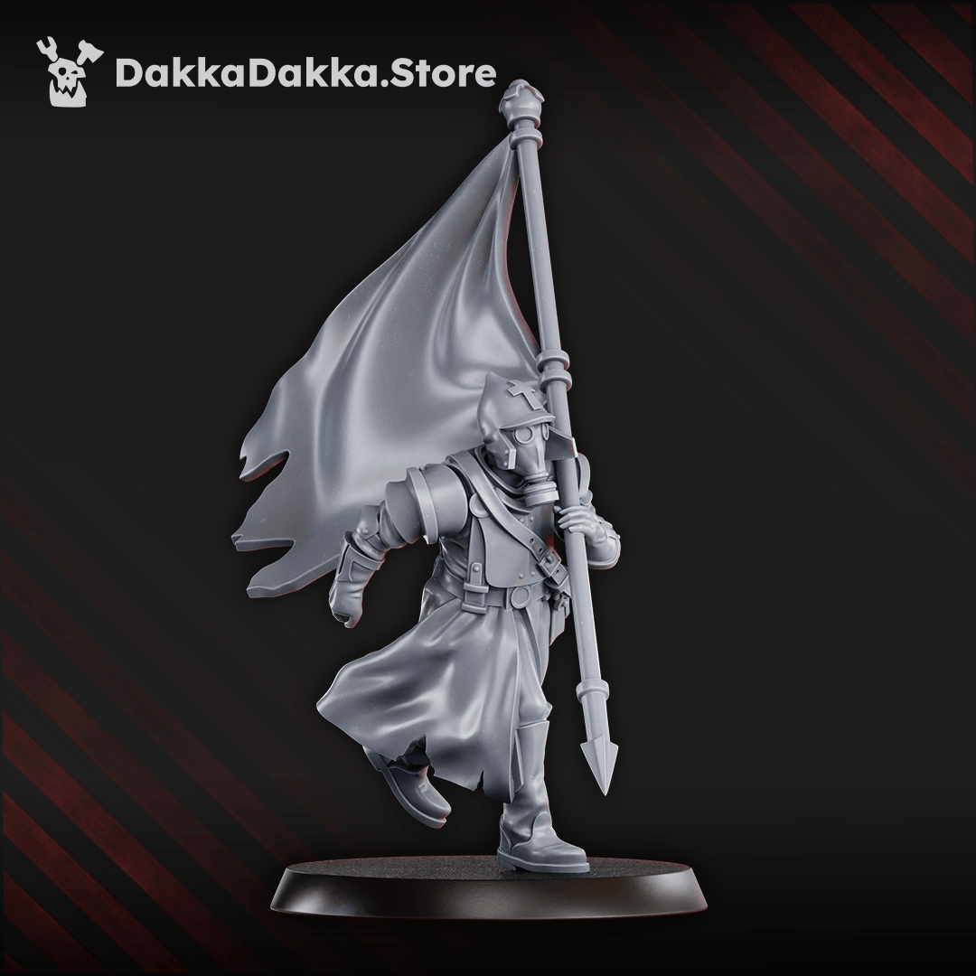 Tabletop Terrain Miniature Choragiew Bearer