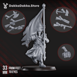 Tabletop Terrain Miniature Choragiew Bearer