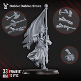 Tabletop Terrain Miniature Choragiew Bearer