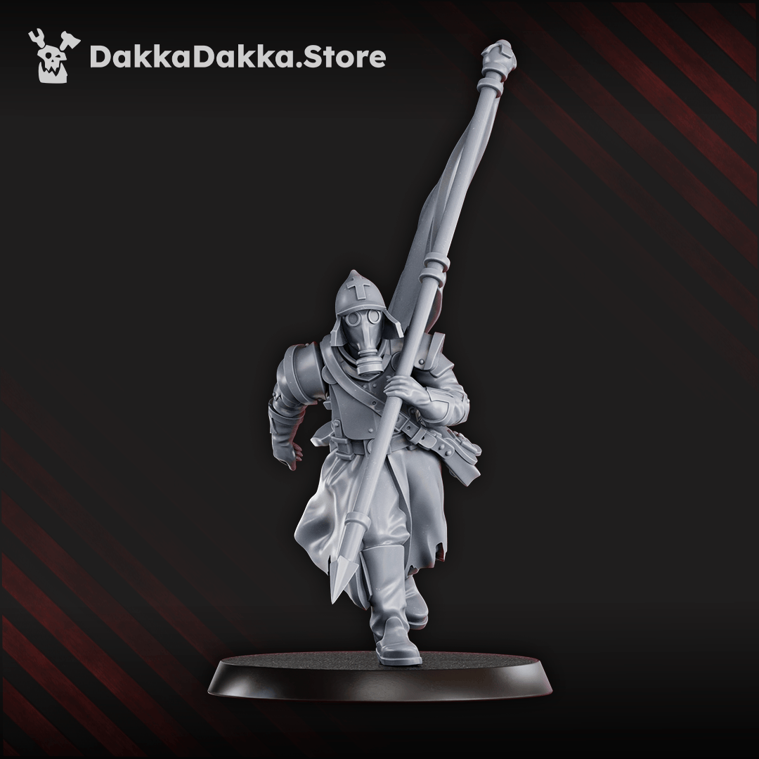 Tabletop Terrain Miniature Choragiew Bearer