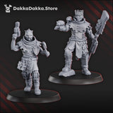 Tabletop Terrain Miniature Church Fallen Squad (x11)