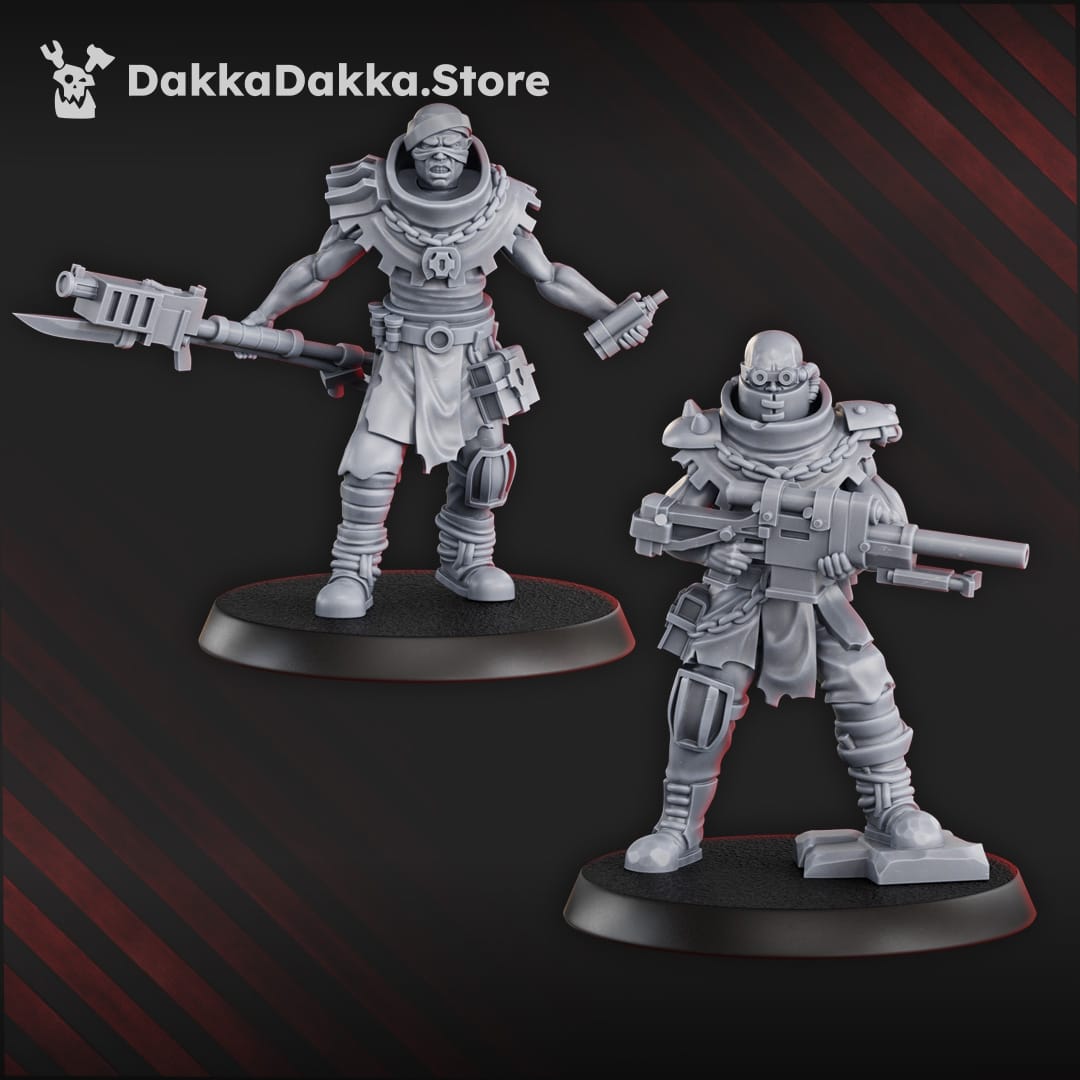 Tabletop Terrain Miniature Church Fallen Squad (x11)