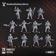 Tabletop Terrain Miniature Church Fallen Squad (x11)