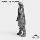 Tabletop Terrain Miniature Cigarette Woman - Onlookers