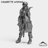 Tabletop Terrain Miniature Cigarette Woman - Onlookers