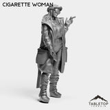 Tabletop Terrain Miniature Cigarette Woman - Onlookers