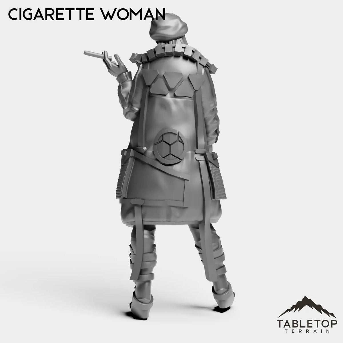 Tabletop Terrain Miniature Cigarette Woman - Onlookers