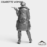 Tabletop Terrain Miniature Cigarette Woman - Onlookers