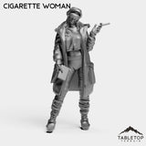 Tabletop Terrain Miniature Cigarette Woman - Onlookers