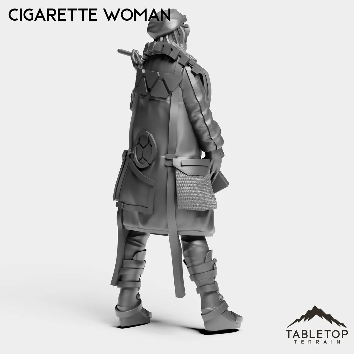 Tabletop Terrain Miniature Cigarette Woman - Onlookers