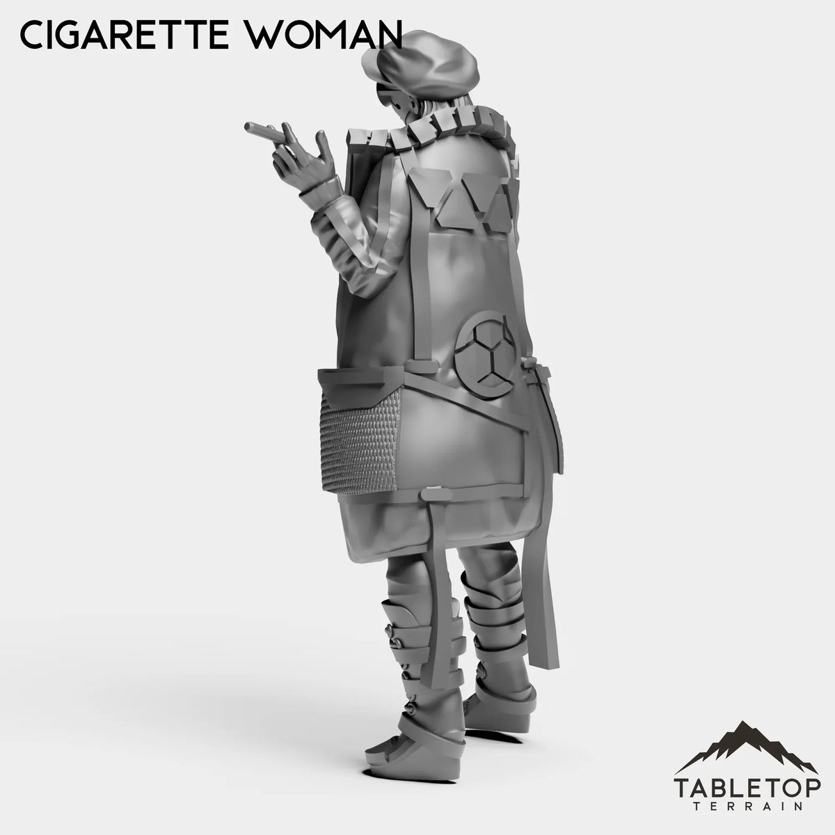 Tabletop Terrain Miniature Cigarette Woman - Onlookers