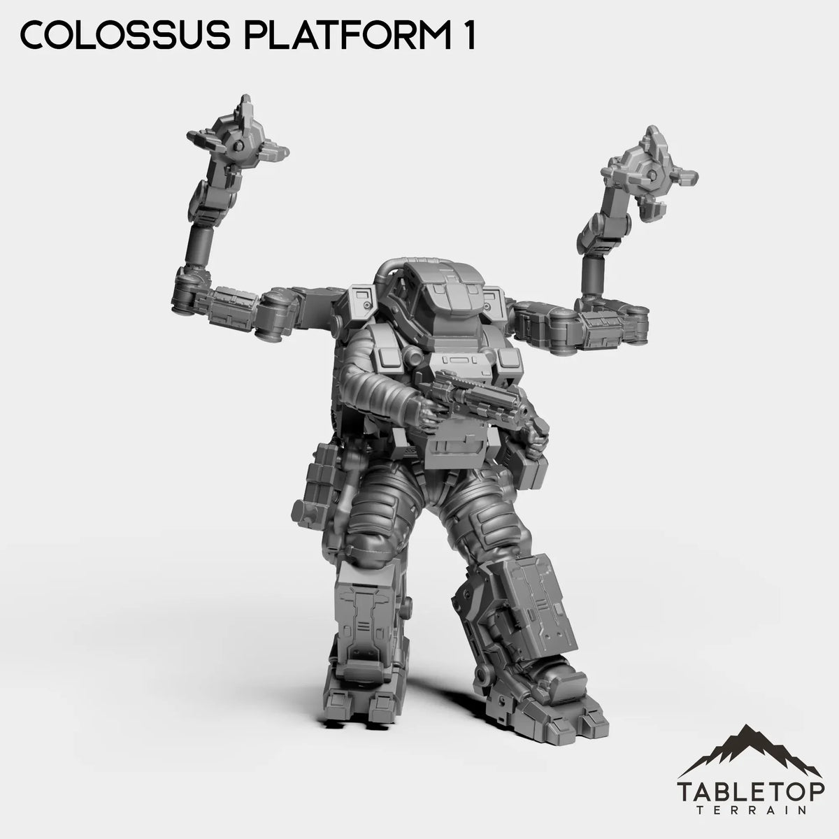 Tabletop Terrain Miniature Colossus Platform