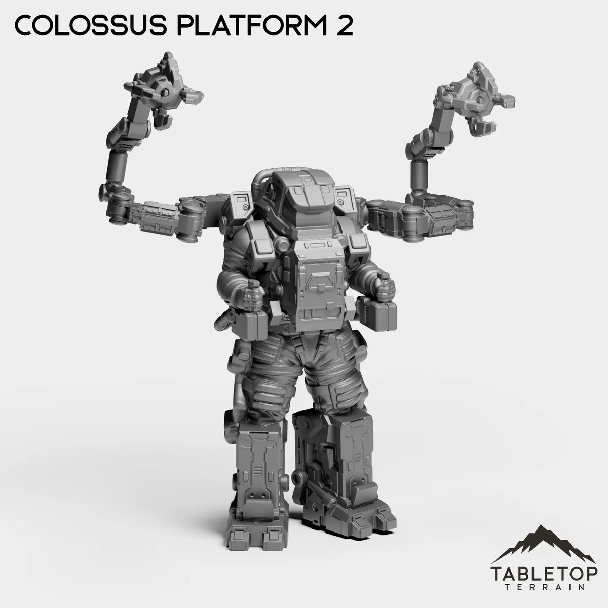 Tabletop Terrain Miniature Colossus Platform 2 Colossus Platform