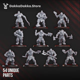 Tabletop Terrain Miniature Colossus Squad (build-kit)