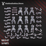 Tabletop Terrain Miniature Colossus Squad (build-kit)