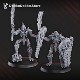 Tabletop Terrain Miniature Command squad lychguards with sword and shield