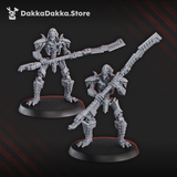 Tabletop Terrain Miniature Command Squad LychGuards with Warscythe