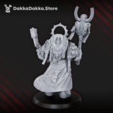 Tabletop Terrain Miniature Commander Lucius the Redeemer - Prime Armored Space Leader of Citadel Vanguard