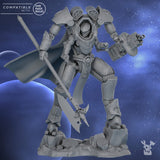 Tabletop Terrain Miniature Commander "Scythe" in exosuit