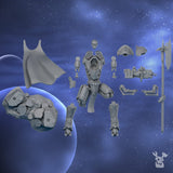 Tabletop Terrain Miniature Commander "Scythe" in exosuit