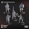 Tabletop Terrain Miniature Conquistador Veterans