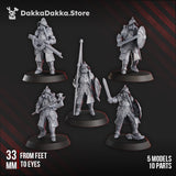 Tabletop Terrain Miniature Conquistador Veterans