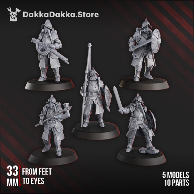 Tabletop Terrain Miniature Conquistador Veterans
