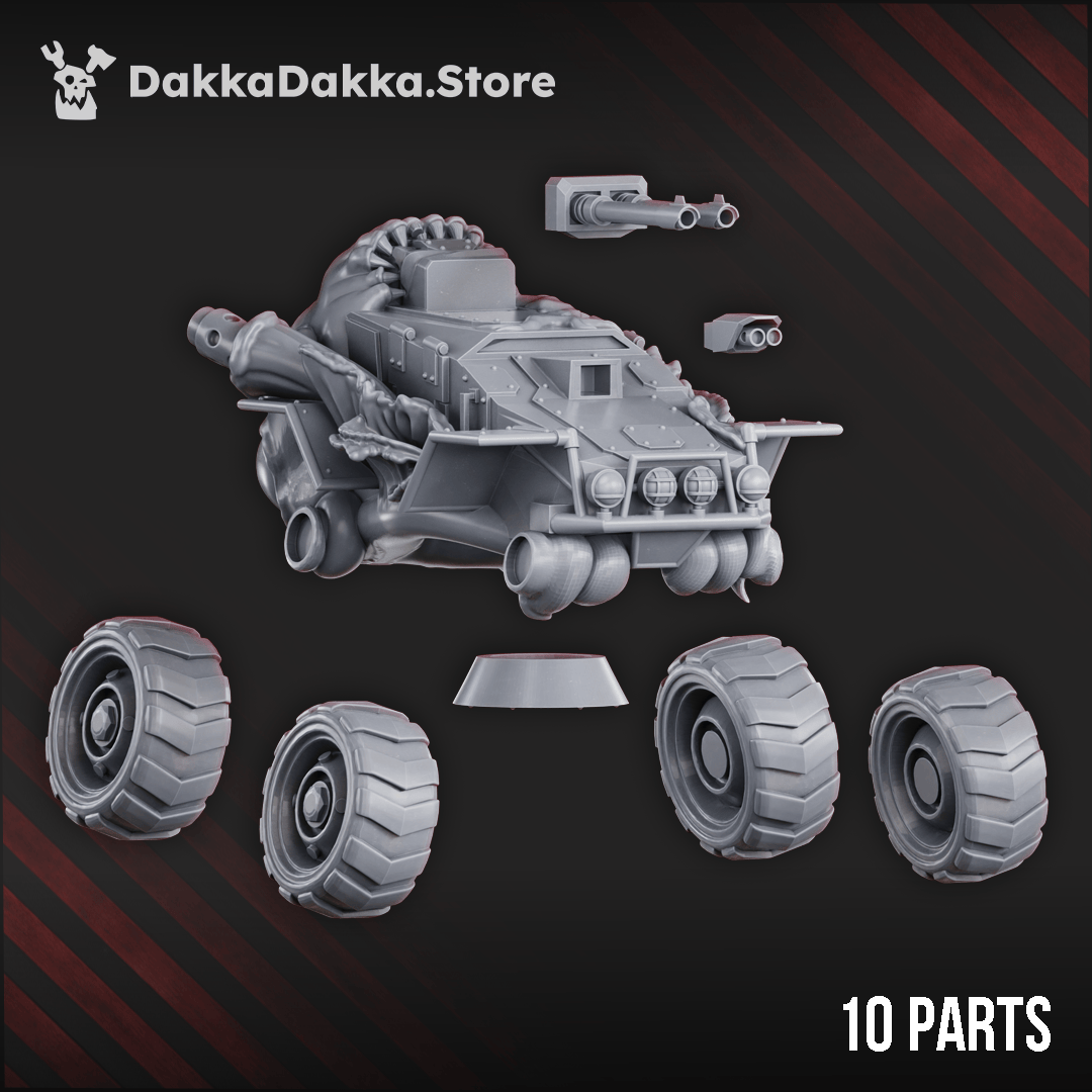 Tabletop Terrain Miniature Contaminated Attack Buggy