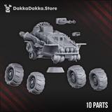 Tabletop Terrain Miniature Contaminated Attack Buggy