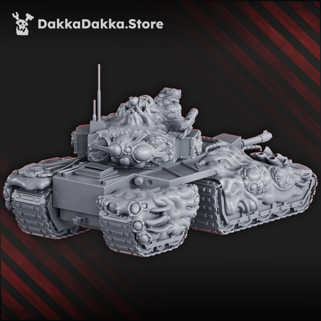 Tabletop Terrain Miniature Contaminated Battle Tank