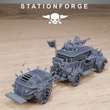 Tabletop Terrain Miniature Corrupted Bloody Convoy