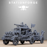 Tabletop Terrain Miniature Corrupted Bloody Convoy
