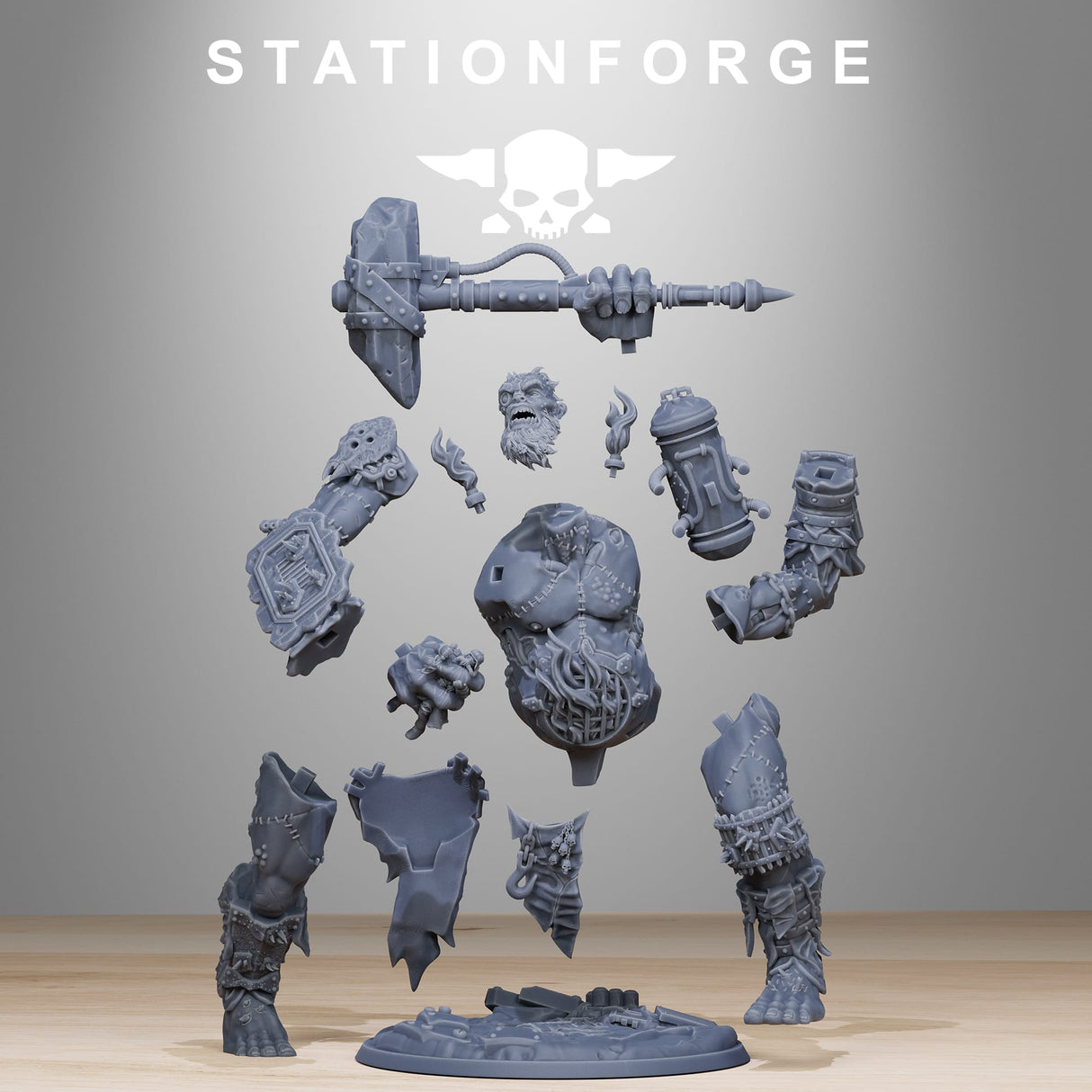Tabletop Terrain Miniature Corrupted Giant