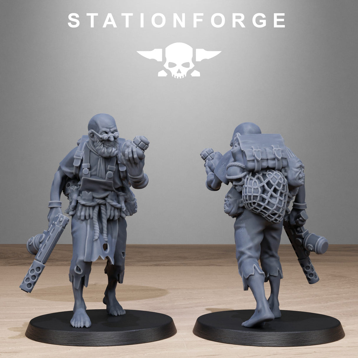 Tabletop Terrain Miniature Corrupted Guard Abhumans