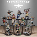Tabletop Terrain Miniature Corrupted Guard Abhumans