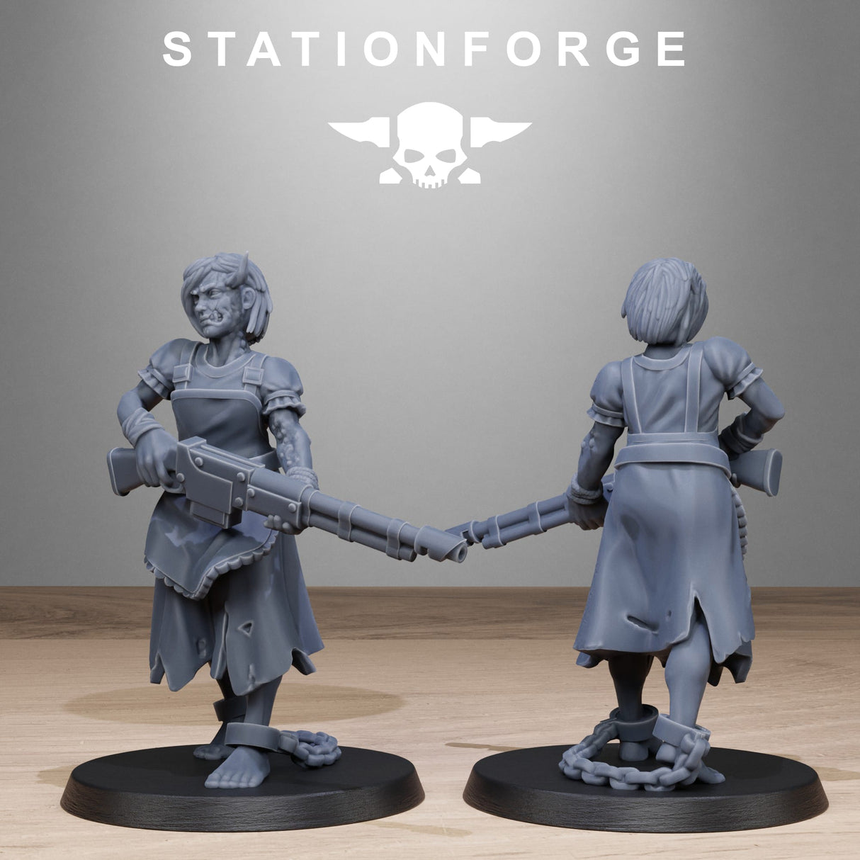 Tabletop Terrain Miniature Corrupted Guard Abhumans