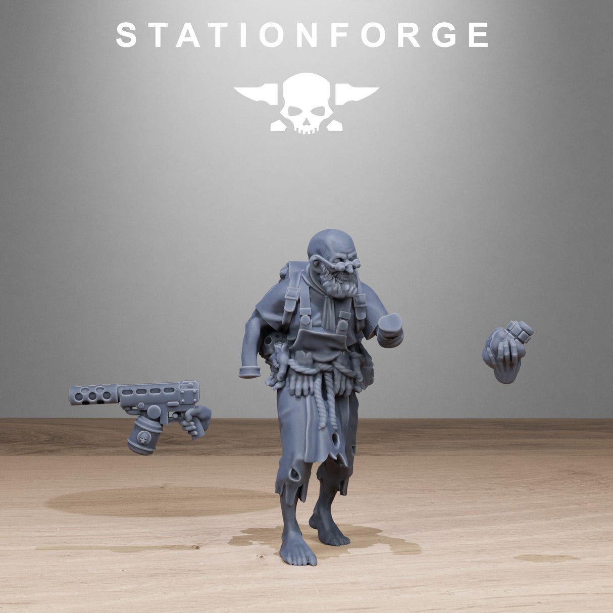 Tabletop Terrain Miniature Corrupted Guard Abhumans