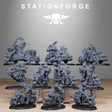 Tabletop Terrain Miniature Corrupted Guard Bikers