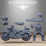 Tabletop Terrain Miniature Corrupted Guard Bikers