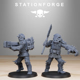 Tabletop Terrain Miniature Corrupted Guard Builder Kit