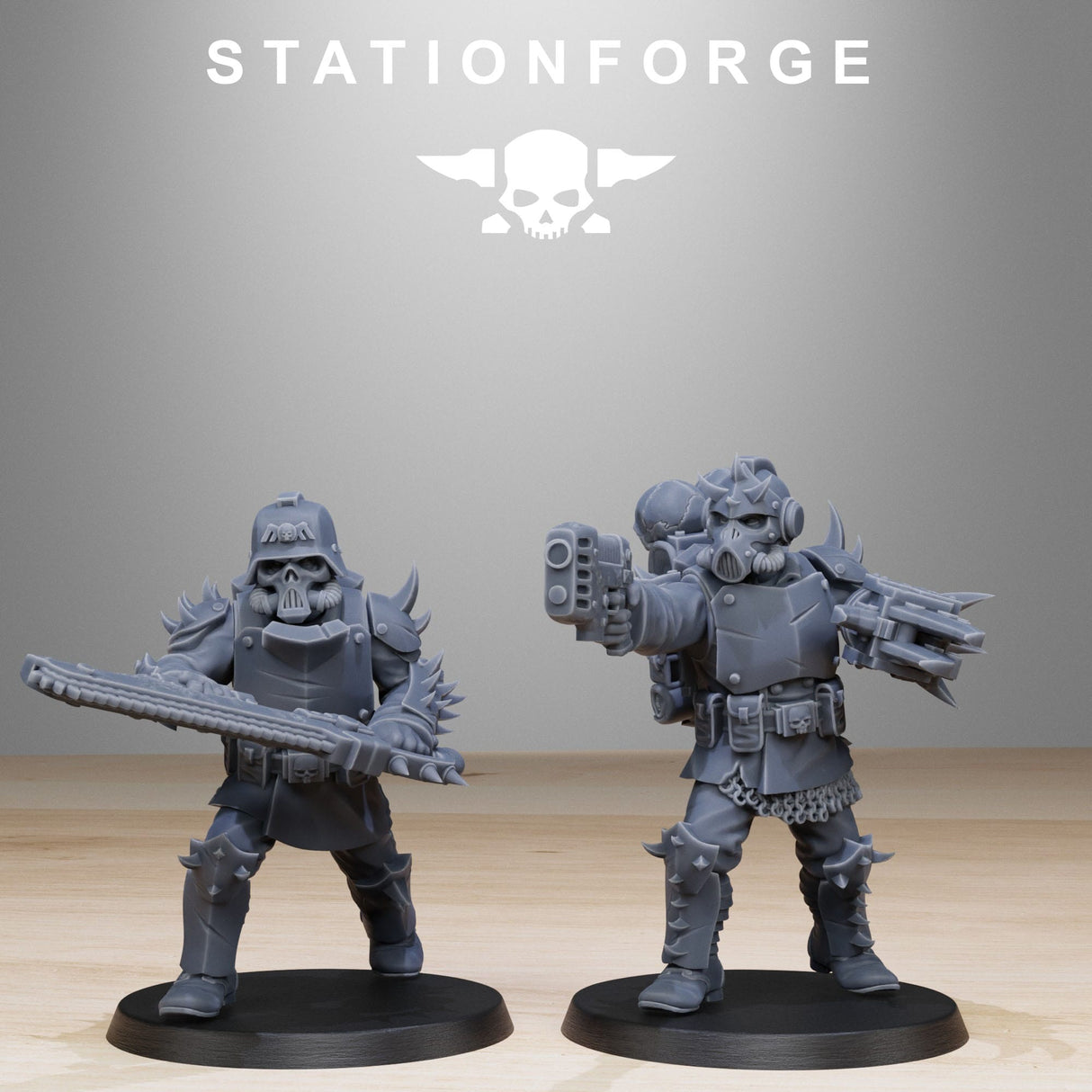 Tabletop Terrain Miniature Corrupted Guard Builder Kit