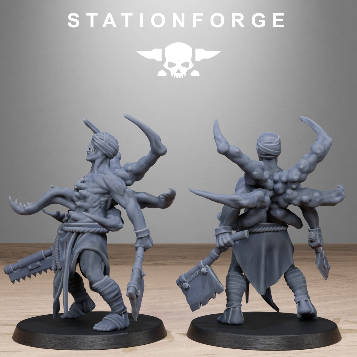 Tabletop Terrain Miniature Corrupted Guard Butchers