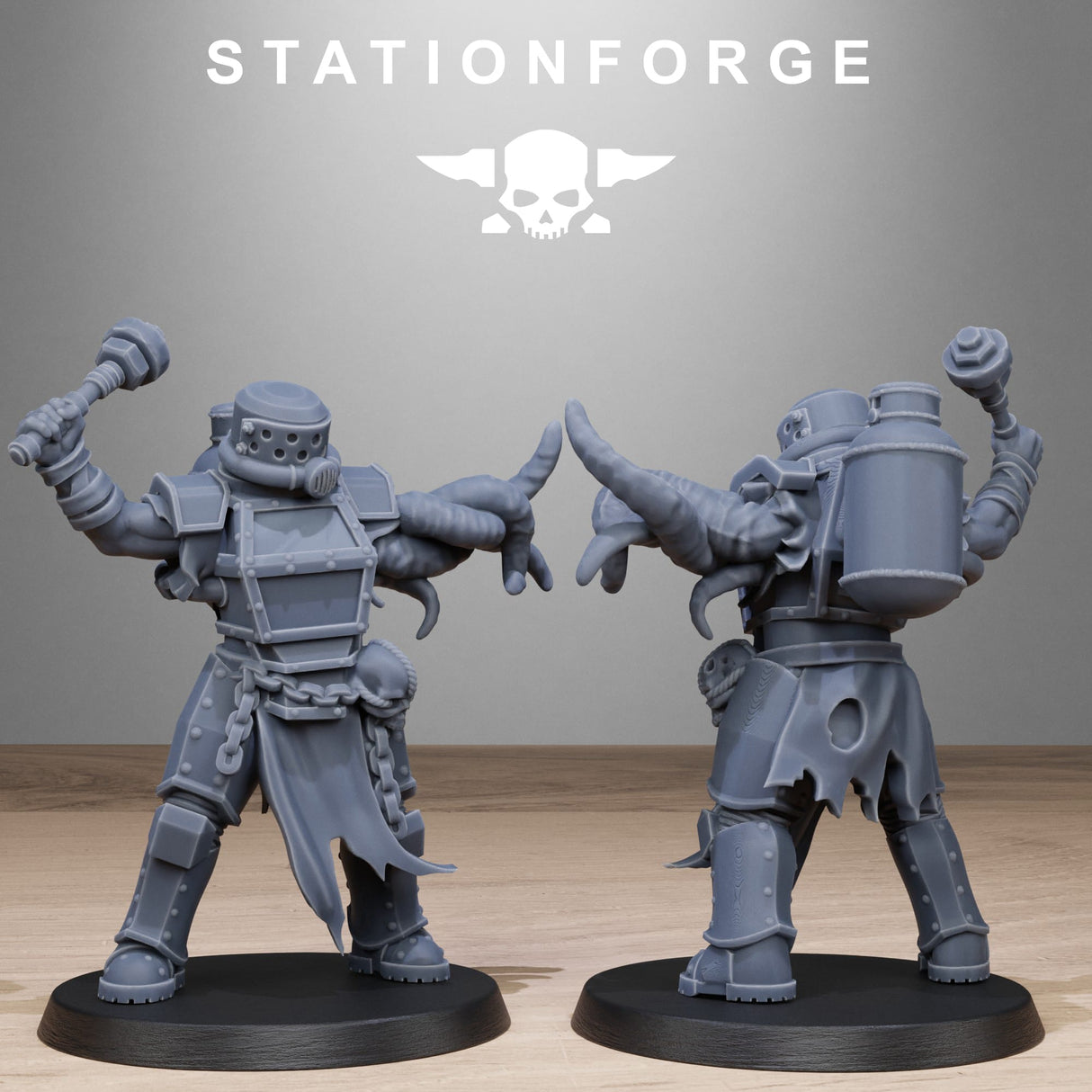 Tabletop Terrain Miniature Corrupted Guard Butchers
