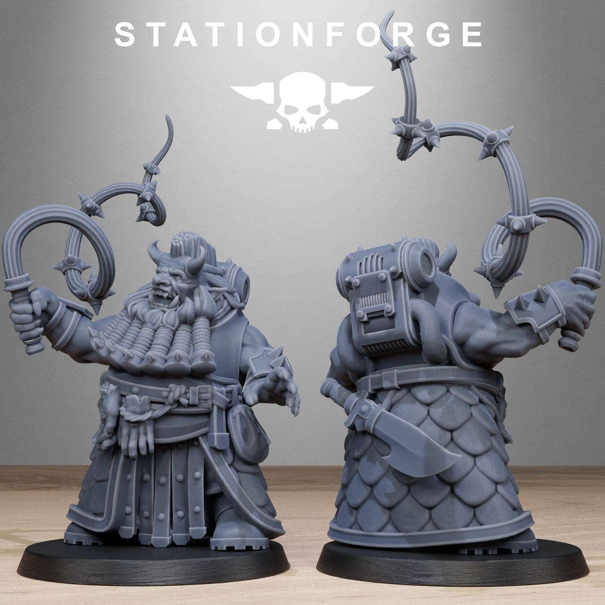 Tabletop Terrain Miniature Corrupted Guard Dwarves